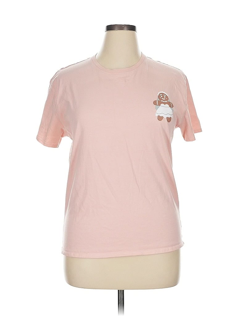 Pre-owned Assorted Brands Short Sleeve T-shirt In Pink