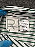 Roaman's Stripes Green Long Sleeve Button-Down Shirt Size 14 - photo 3