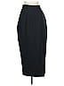 Alberto Makali 100% Wool Solid Black Wool Skirt Size 4 - photo 1