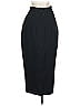 Alberto Makali 100% Wool Solid Black Wool Skirt Size 4 - photo 2