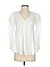 Pomander Place White 3/4 Sleeve Blouse Size XS - photo 1