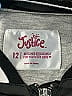 Justice 100% Polyester Solid Black Jacket Size 12 (big kids) - photo 3