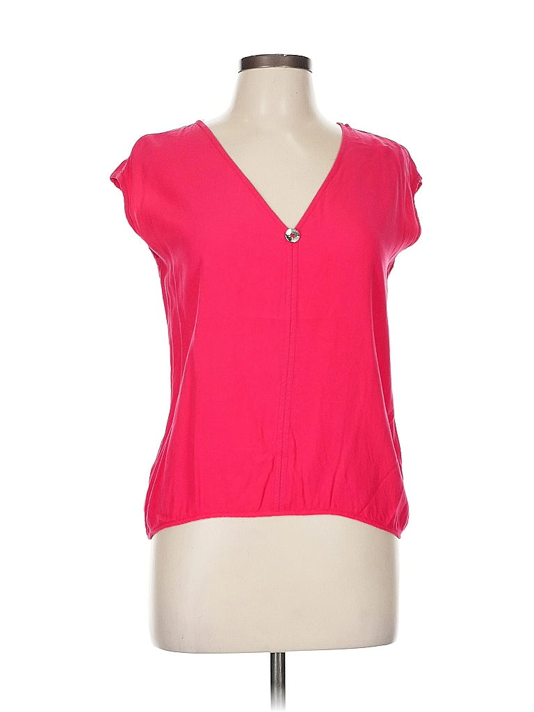 Esprit 100% Viscose Pink Short Sleeve Top Size 6 - photo 1