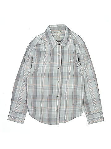 CALVIN KLEIN JEANS Long Sleeve Button-Down Shirt (view 1)