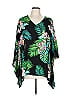 Belle By Kim Gravel 100% Polyester Black 3/4 Sleeve Blouse Size L - photo 1