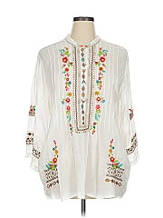 Johnny Was 3/4 Sleeve Blouse