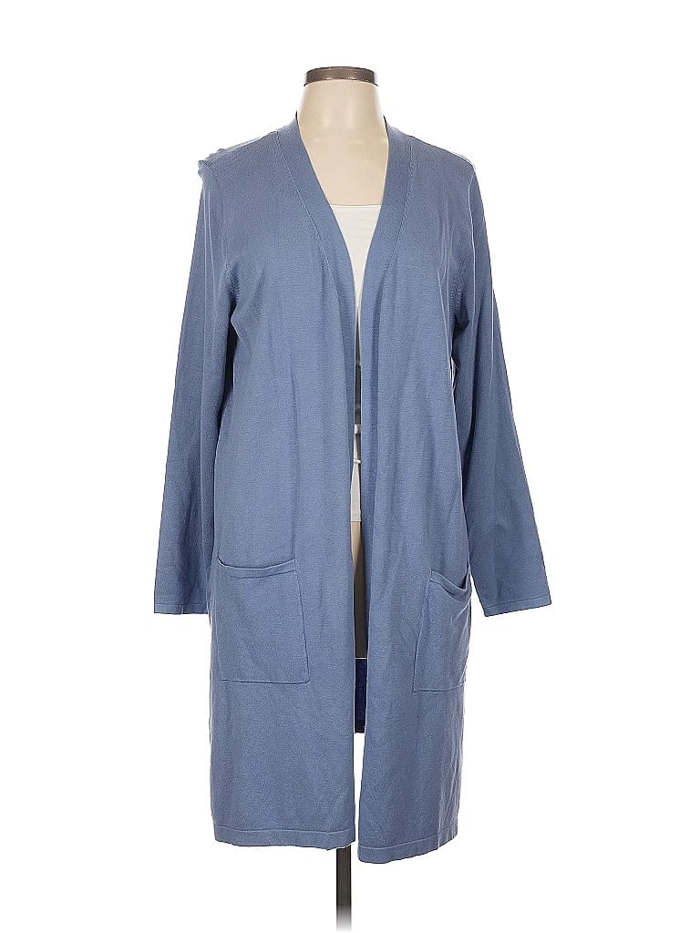 Belle By Kim Gravel Blue Cardigan Size L - photo 1