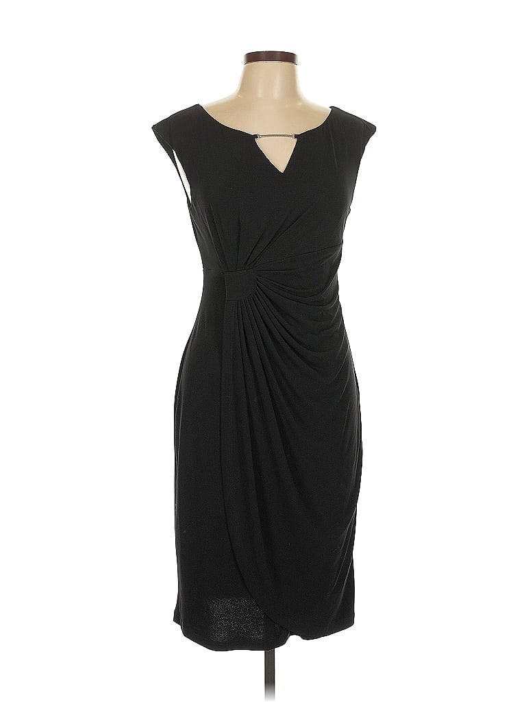 Connected Apparel Black Cocktail Dress Size 10 - photo 1