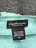 Lord & Taylor 100% Cashmere Teal Cashmere Pullover Sweater Size S - photo 3