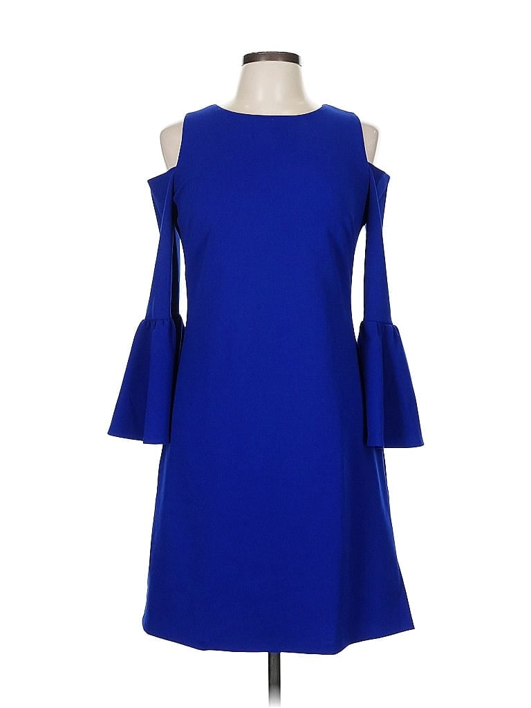 Pre-owned Eliza J Cocktail Dress In Blue