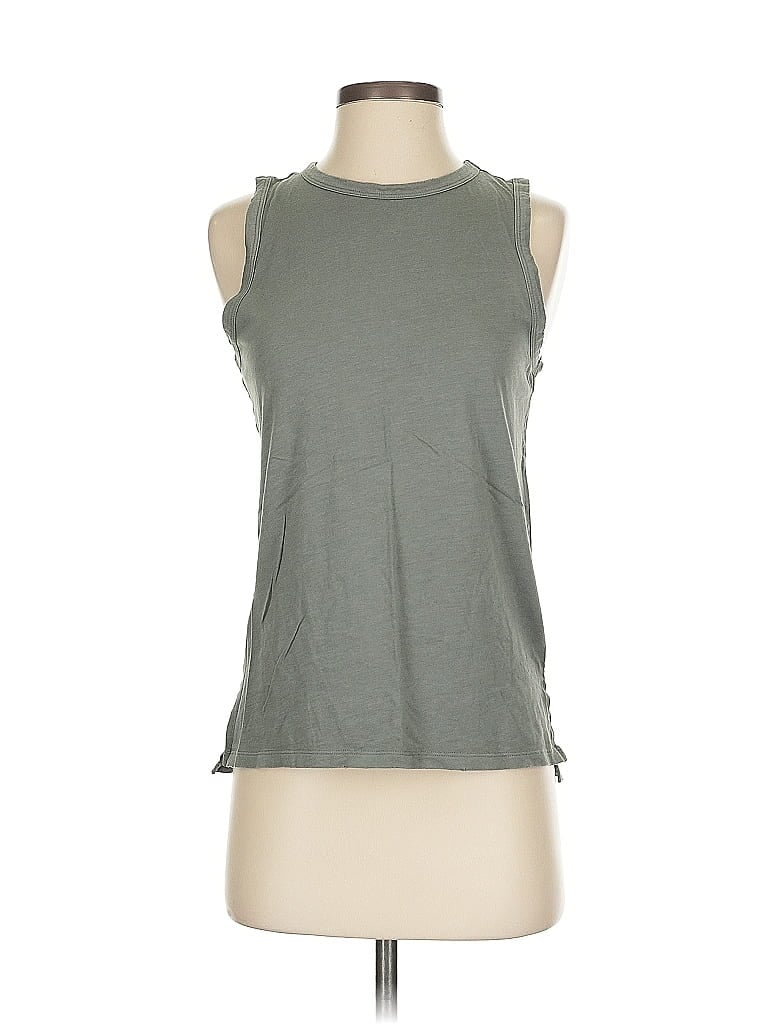 Pre-owned Aerie Sleeveless Top Gray Halter Neckline Tops