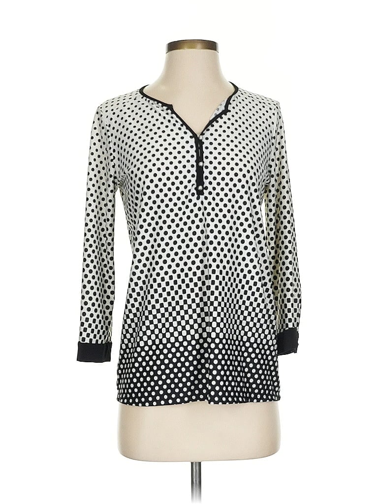 Notations Ivory 3/4 Sleeve Blouse Size S - photo 1