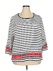 Alfred Dunner 3/4 Sleeve T Shirt