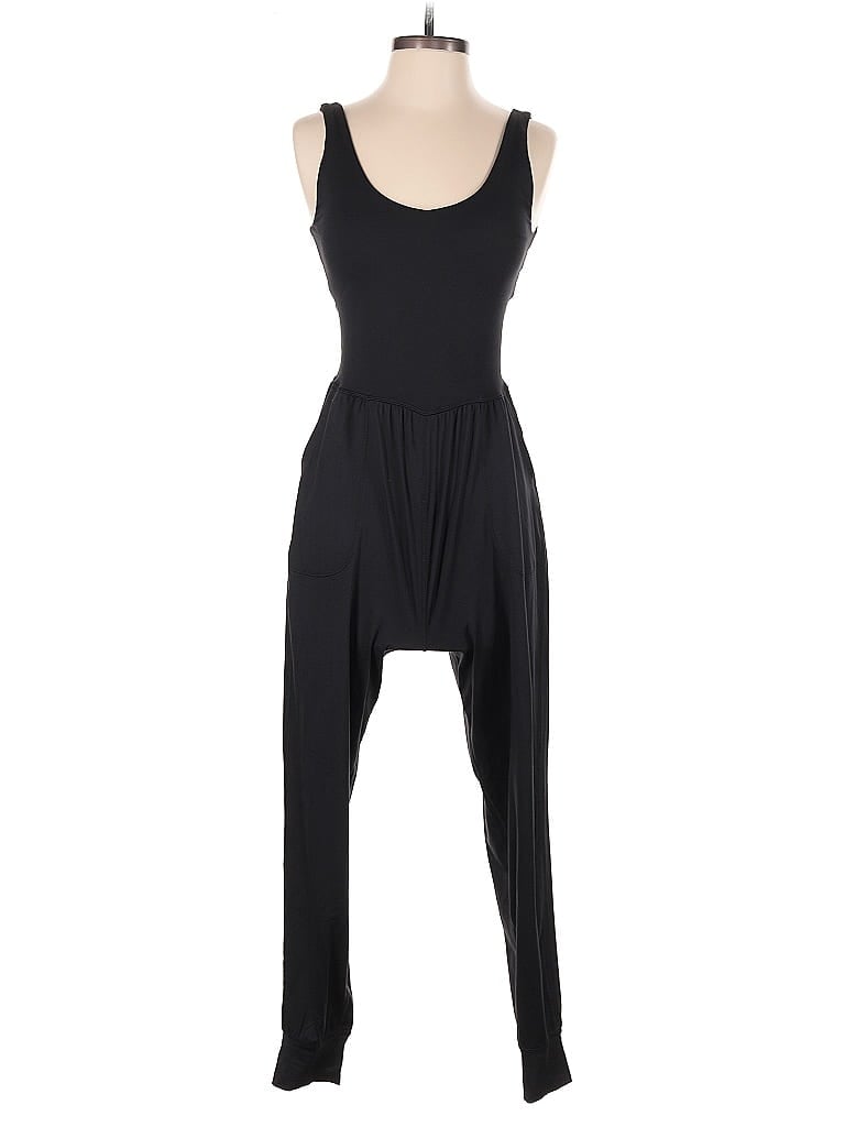OFFLINE by Aerie Solid Black Jumpsuit Size S - photo 1