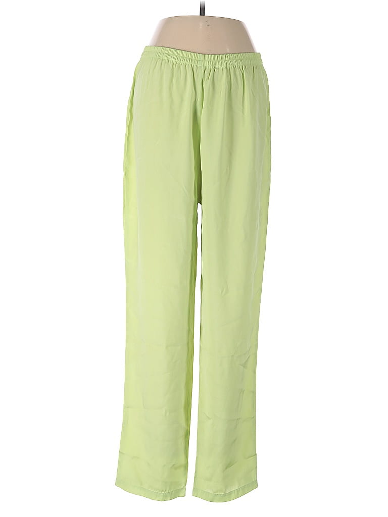 Victoria's Secret 100% Polyester Solid Green Casual Pants Size XS - photo 1