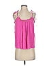 Louise Misha 100% Viscose Solid Pink Sleeveless Blouse Size EU (FR) 34 / US 2 - photo 1