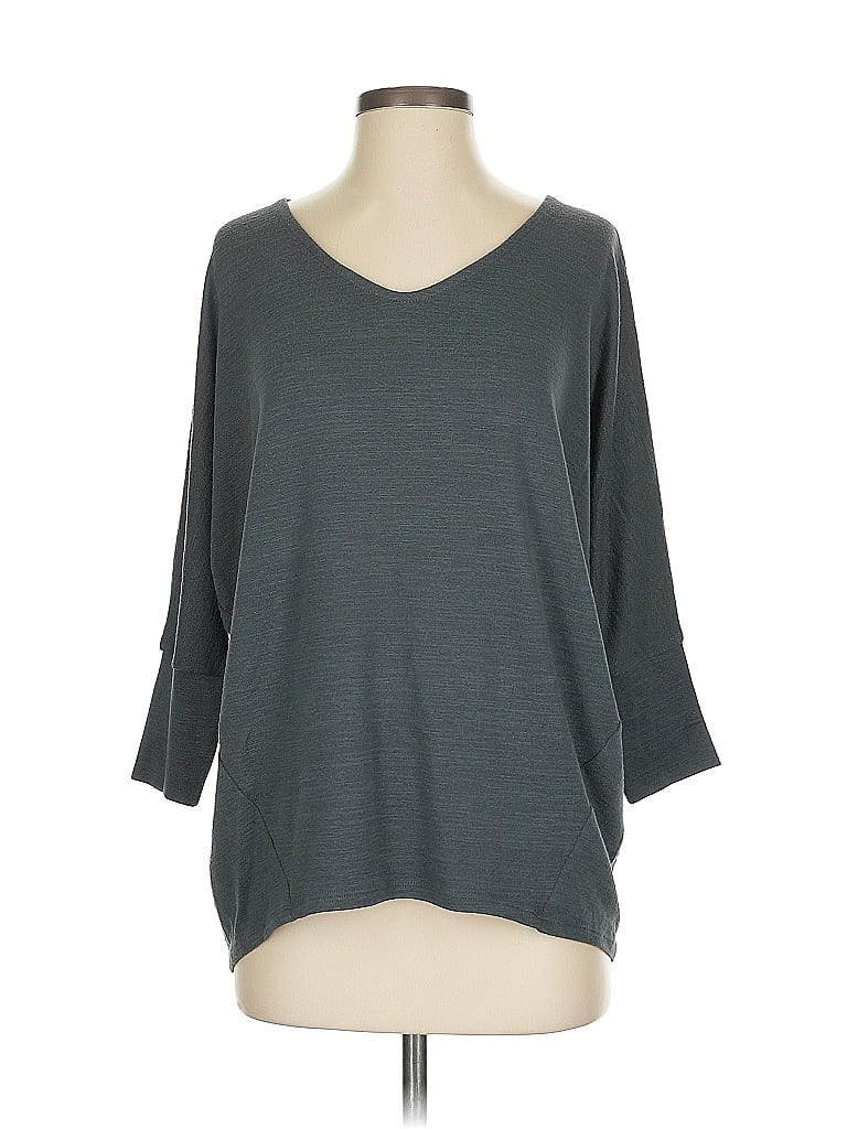 Market and Spruce Gray 3/4 Sleeve T-Shirt Size S - photo 1