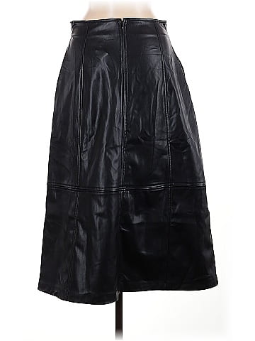New York & Company Faux Leather Skirt (view 2)