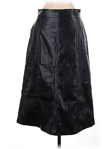 New York & Company Faux Leather Skirt (view 1)