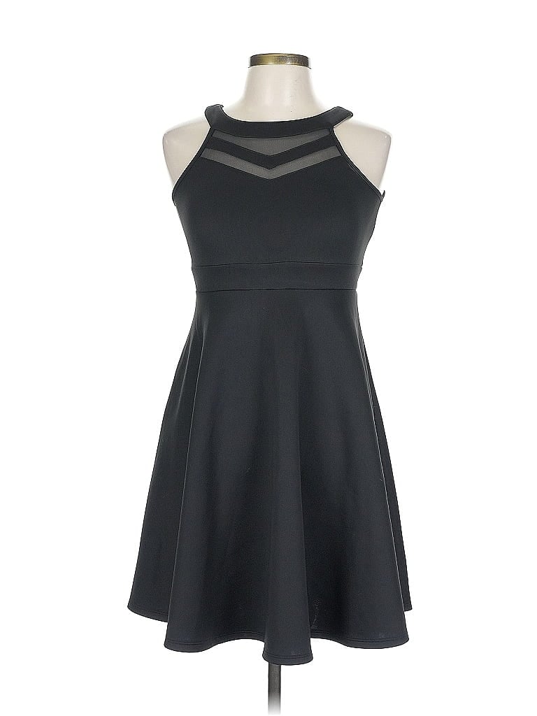 Pre-owned Emerald Sundae Cocktail Dress In Black