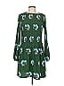Maje 100% Polyester Print Green Casual Dress Size L - photo 1