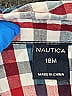 Nautica Checkered-gingham Blue Long Sleeve Button-Down Shirt 12-18 MO / 18 MO - photo 3