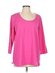 Susan Graver 3/4 Sleeve T Shirt