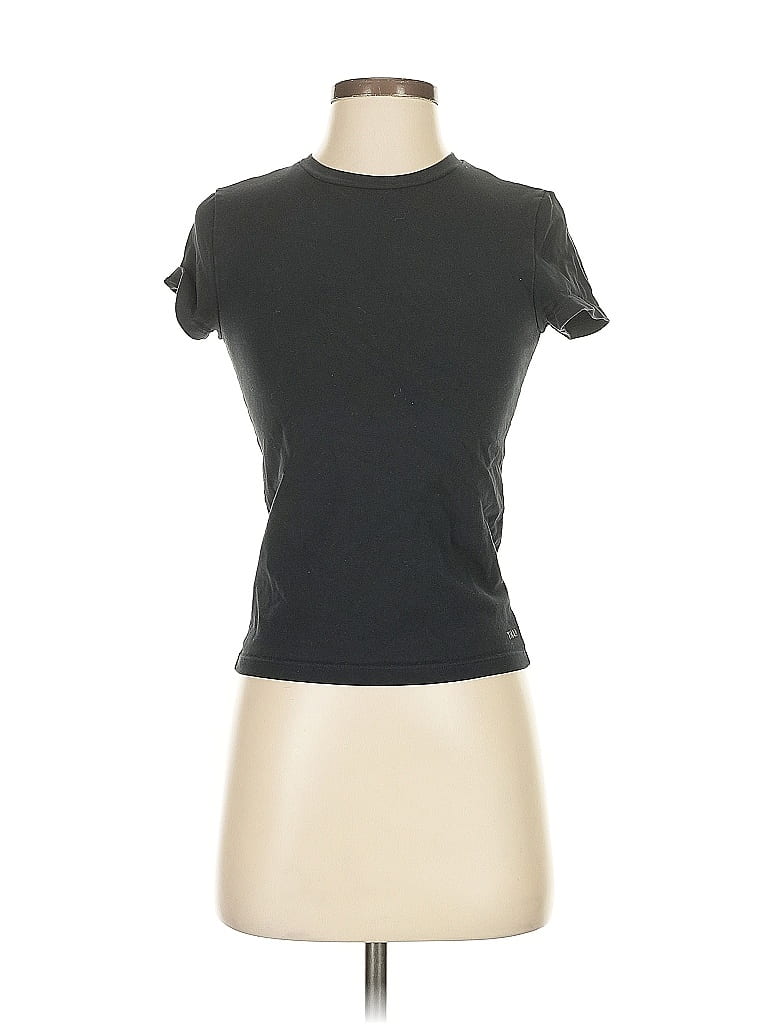 TNA Black Short Sleeve Turtleneck Size XS - photo 1