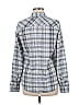 Marmot 100% Polyester Plaid Gray Long Sleeve Blouse Size M - photo 2