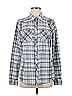 Marmot 100% Polyester Plaid Gray Long Sleeve Blouse Size M - photo 1