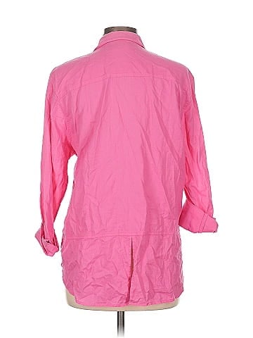 Carve Designs 3/4 Sleeve Button-Down Shirt (view 2)