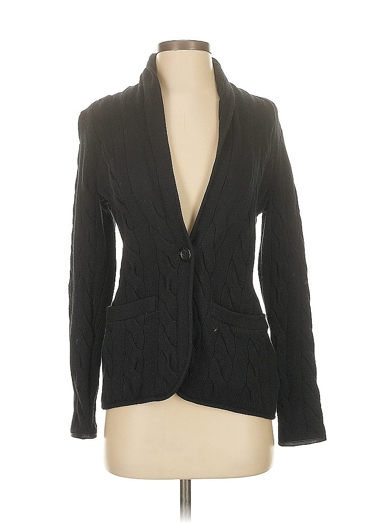 Pre-owned Talbots Blazer Jacket In Black