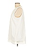 Nina Leonard 100% Polyester Ivory Sleeveless Blouse Size L - photo 5