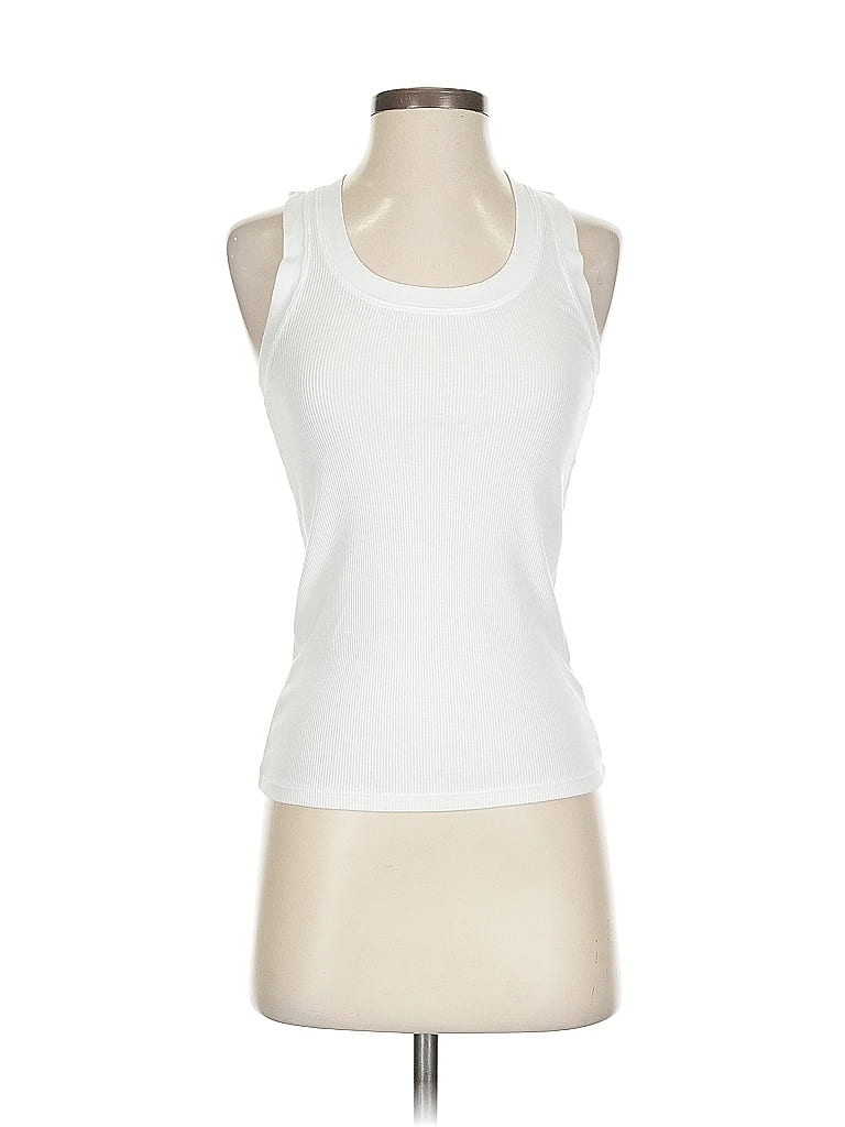 Pre-owned Aerie Active Tank Top In White
