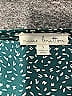 Nine Britton 100% Polyester Teal Long Sleeve Blouse Size S - photo 6
