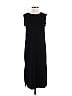 Hilary Radley Solid Black Casual Dress Size S - photo 1