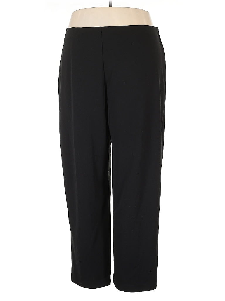 Alex Evenings Solid Black Dress Pants Size 3X - photo 1