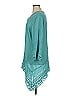 Johnny Was 100% Rayon Teal Blue 3/4 Sleeve Blouse Size XL - photo 5
