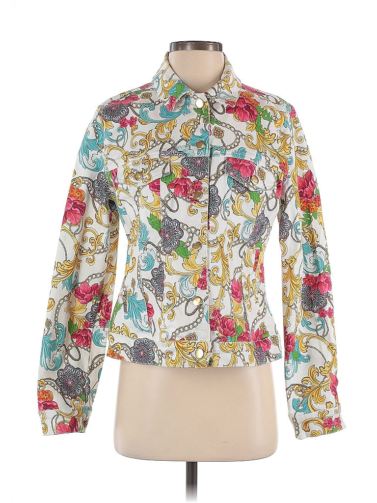 Boston Proper Print White Jacket Size S 67 off ThredUp