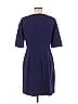 Tahari by ASL Solid Blue Casual Dress Size 8 - photo 2
