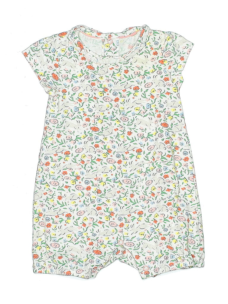 Baby Boden 100% Cotton White Red Short Sleeve Outfit Size 3-6 mo - photo 1