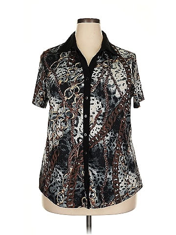 Perseption Concept Short Sleeve Blouse (view 1)