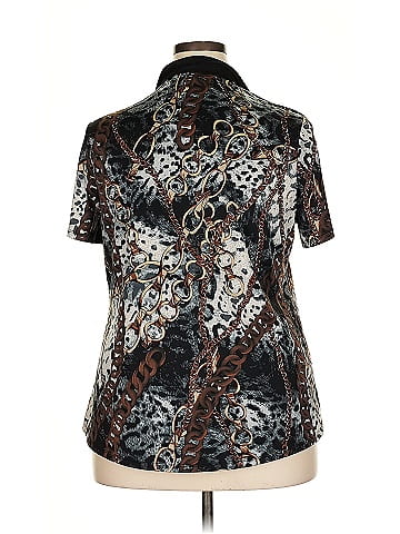 Perseption Concept Short Sleeve Blouse (view 2)