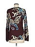 Venus Burgundy Long Sleeve Blouse Size M - photo 2