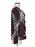 Venus Burgundy Long Sleeve Blouse Size M - photo 4
