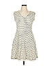 London Times Polka Dots Ivory Casual Dress Size 14 - photo 1