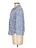 Denim & Supply Ralph Lauren Checkered-gingham Blue 3/4 Sleeve Button-Down Shirt Size M - photo 5