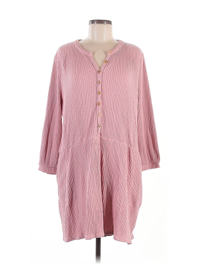 FP BEACH Pink Casual Dress Size M - photo 1