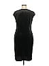 Connected Apparel 100% Polyester Graphic Black Cocktail Dress Size 16 - photo 2