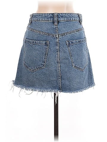 We the Free Denim Skirt (view 2)